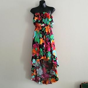 Floral dress & shoes to match